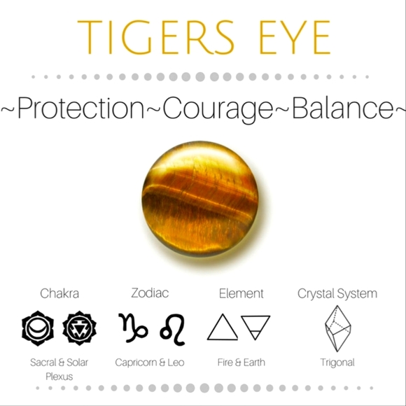 Genuine Tiger's Eye Semi Precious Natural Stone French Copper Filigree Ring 8 - Picture 2 of 8